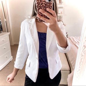 White Blazer Size 10 From ELA